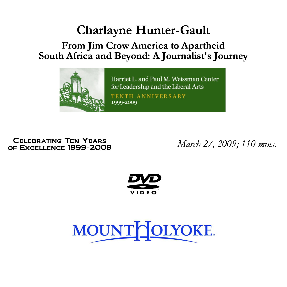 Charlayne H-G DVD layout